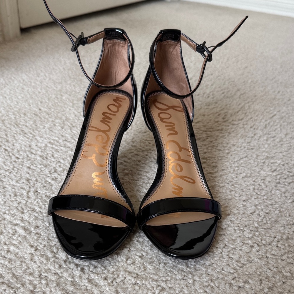 Sam Edelman Black Patent Heels